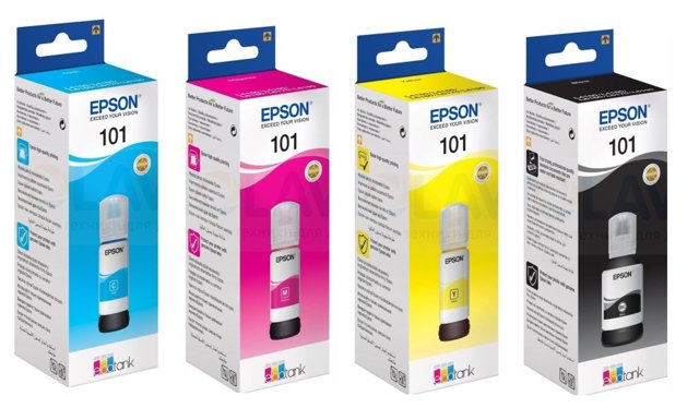 Epson 101 şişe mürekkep seti